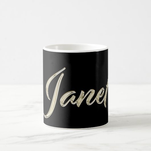 La tasse de café Janet white gold (Centre)
