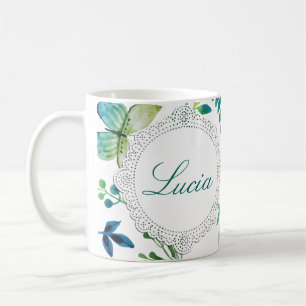La tasse de café nommée faite sur commande de ve
