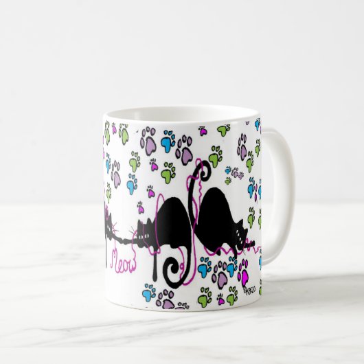 La tasse de café "purr-fect" (Devant droit)