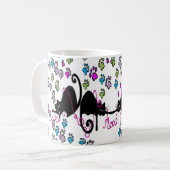 La tasse de café "purr-fect" (Devant gauche)