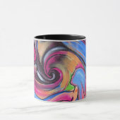 La tasse de café rose de sonnerie de Lovelies de (Centre)