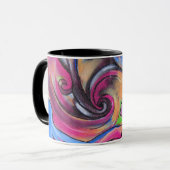 La tasse de café rose de sonnerie de Lovelies de (Devant gauche)