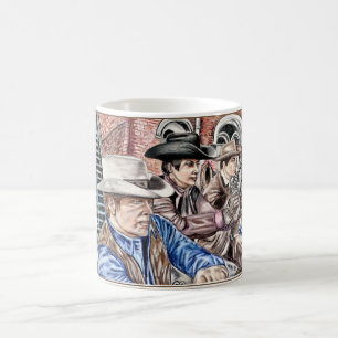 La tasse de café triple d'aspiration