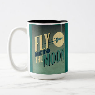 La tasse de café vintage d'art   me pilotent à la