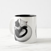 La tasse de chats d'amour (Devant gauche)