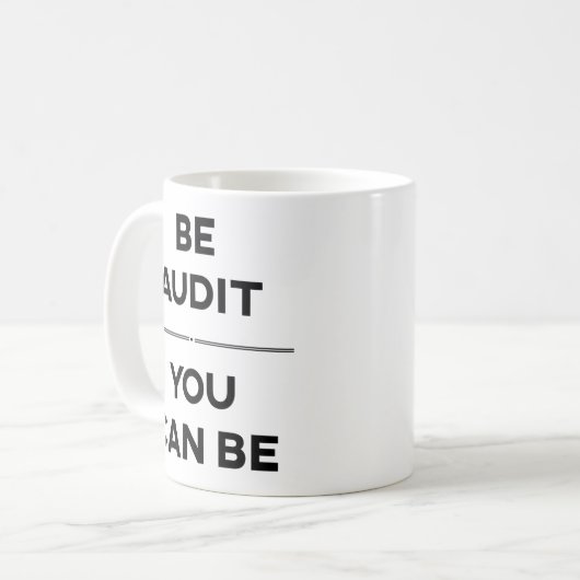 La tasse de comptable, soit audit que vous pouvez (Devant gauche)