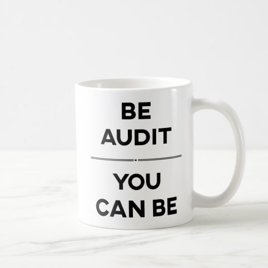 La tasse de comptable, soit audit que vous pouvez (Droite)