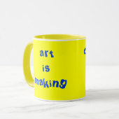 La tasse de cosmos (Devant gauche)