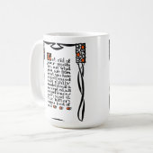 La tasse de devise de Roycroft, "se débarassent de (Devant gauche)