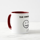 La tasse de fonctionnaire de sourire d'ennemis (Devant gauche)