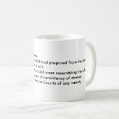 La tasse de fromage (Devant droit)