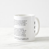 La tasse de garçon de confiture (Devant droit)