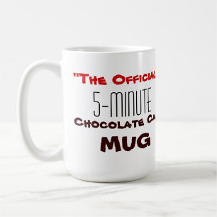 La tasse de gâteau de chocolat de "fonctionnaire"