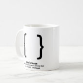 La tasse de grammaire attache la grammaire de (Devant gauche)
