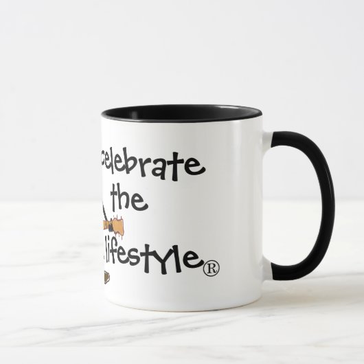 La tasse de guitare célèbrent le mode de vie (Droite)