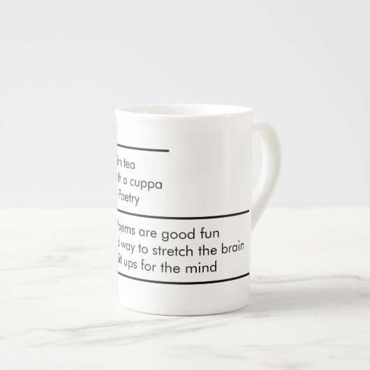 La tasse de Haiku (Devant droit)