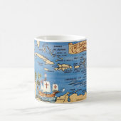 La tasse de la carte des Caraïbes (Centre)
