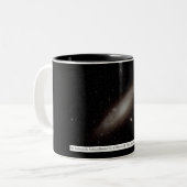 La tasse de la galaxie d'Andromeda (M31) (Devant gauche)