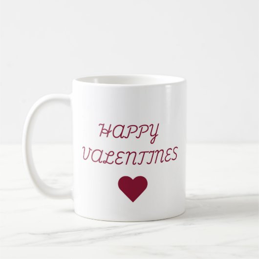 La tasse de la Saint-Valentin (Gauche)