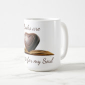 La tasse de l'amant de livre et de chocolat (Devant droit)