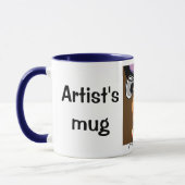 La tasse de l'artiste (Gauche)