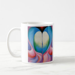 La tasse de l'artiste de la Géorgie O'Keefe