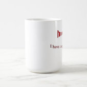 La tasse de l'auteur (Centre)