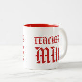 La tasse de l'enseignant | Bright Bright Fun Humou (Devant droit)