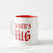 La tasse de l'enseignant | Bright Bright Fun Humou (Devant gauche)