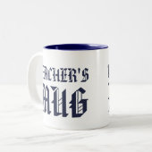 La tasse de l'enseignant | Humour amusant de la Ma (Devant gauche)