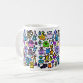 "la tasse de livre d'alphabet" - (Devant gauche)