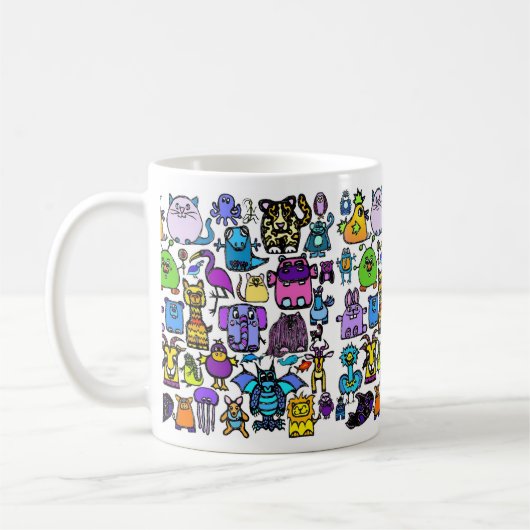 "la tasse de livre d'alphabet" - (Gauche)