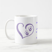 La tasse de logo de HandPrint pour des boissons, (Gauche)