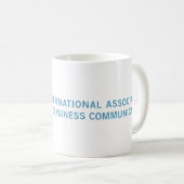 La tasse de logo d'IABC (Devant droit)