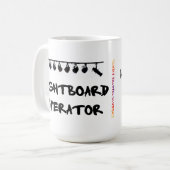 La tasse de l'opérateur de Lightboard (Devant gauche)