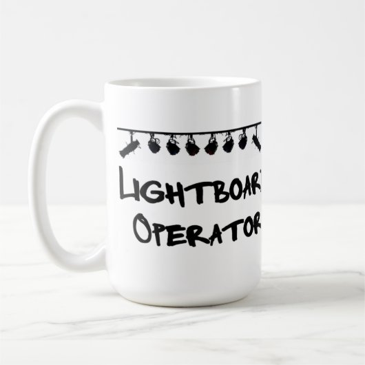 La tasse de l'opérateur de Lightboard (Gauche)