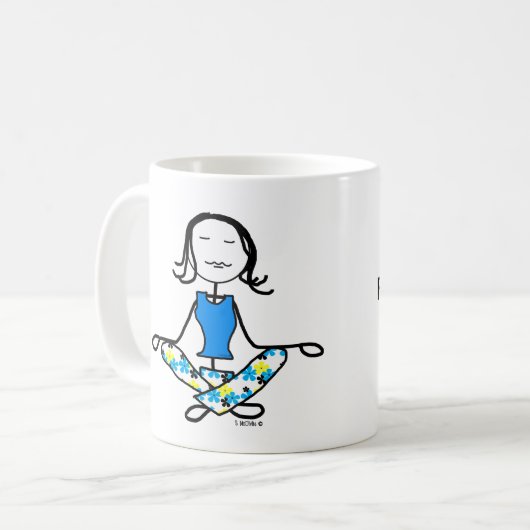 La tasse de méditation de karma de yoga (Devant gauche)
