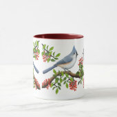 La tasse de mésange tuftée (Centre)