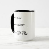 La tasse de mètre de café (Devant gauche)