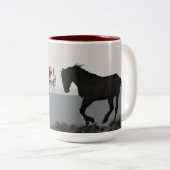 La tasse de MustangWILD "maintiennent le sauvage (Devant droit)