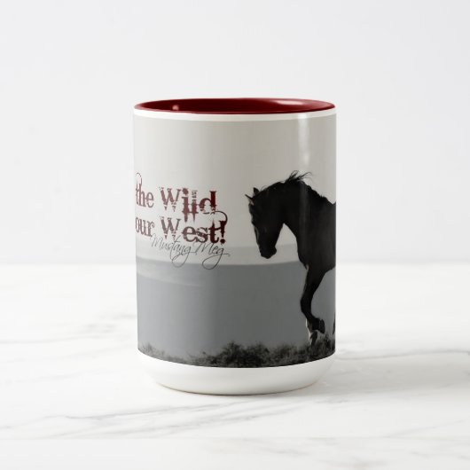 La tasse de MustangWILD "maintiennent le sauvage (Centre)