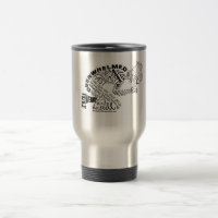 La tasse de prière de voyage de femme