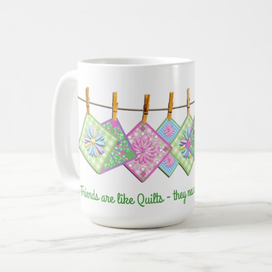 La tasse de Quilter - citation - (Devant gauche)