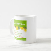 La tasse de règle RESTART (Devant gauche)