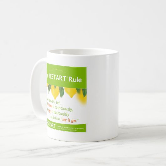 La tasse de règle RESTART (Devant gauche)