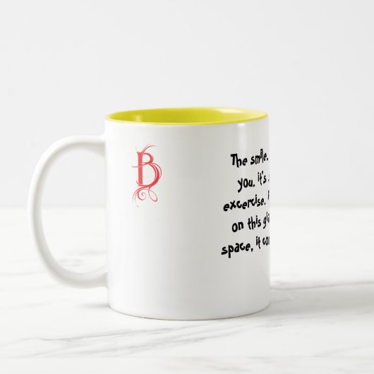 La tasse de sourire (Gauche)