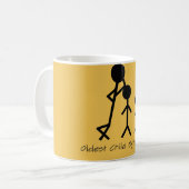 La tasse de syndrome d'enfant la plus ancienne (Devant gauche)