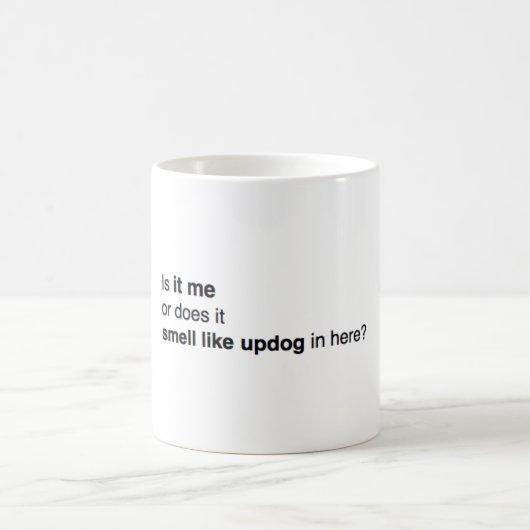 La tasse de "Updog" de bureau (Centre)