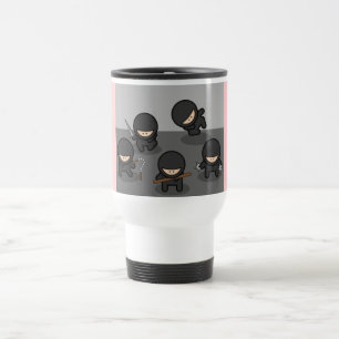 La tasse de voyage badine/ado - rose de Ninja