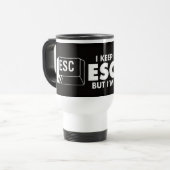 La tasse de voyage continuent à presser l'évasion (Devant gauche)